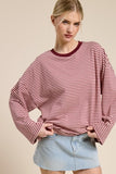 Striped Oversized Top
