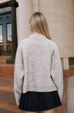 Marled Button Front Cardigan