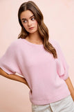 Washed Dolman Sleeve Sweater