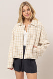 Tweed Plaid Jacket