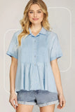 Collared Linen Shirt