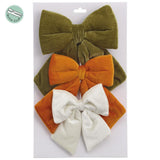 Velvet Bow W/clip