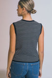 Sleeveless Button Front Cardigan