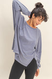 Oversized Long Sleeve Top