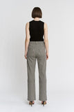 Super High Loose Fit Striped Jeans