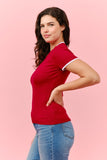 Double Layer Short Sleeve Sweater