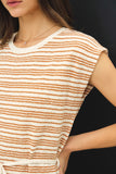 Cap Sleeve Short Sweater Dress