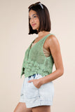 Crochet Knit Boho Vest