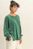 Oversized Long Sleeve Top