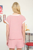 Striped Relaxed Knit Top
