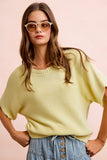 Washed Dolman Sleeve Sweater
