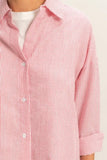 Striped Button-up Shirt
