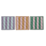 Square Woven Cotton Striped Pot Holder