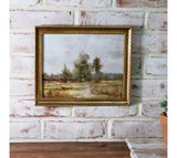 8 X 10 Gold Frame Prairie Landscape