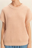 Short Sleeve Casual Sweater