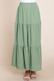 Tiered Maxi Skirt