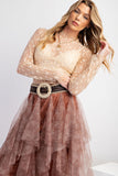 Sheer Lace Top