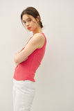 Ribbed Scoop Neck Tank