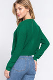 V-Neck Cardigan Sweater