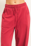Washed Barrel Leg Sweatpants