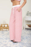 Textured Striped Lounge Pants