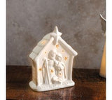 Led Ceramic Nativity