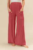 Two Tone Cord Ribbed Pants