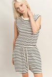 Striped Sleeveless Romper