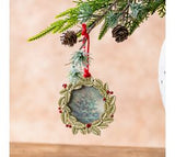 Gold Wreath Ornament Frame