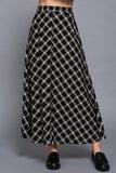 Plaid Midi Skirt