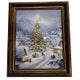 Snowy Town Wall Art With Ps Frame