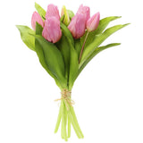 Real Touch Tulip Bouquet Violet