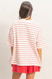 Oversized Striped Top