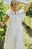 Short Eyelet Dress