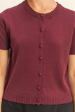 Short Sleeve Cardigan