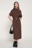 Belted Sweater Dress