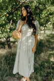 Smocked Tiered Midi Dress