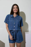Boxy Denim Top