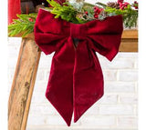 Burgundy Velvet Bow