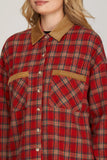 Plaid Button Down Shacket