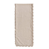 Cotton Table Runner W Crocheted Trim