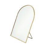 Brass Arched Vanity Mirror