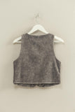 Washed Corduroy Vest