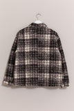 Plaid Boucle Shacket