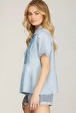 Collared Linen Shirt