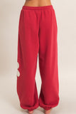 Floral Applique Joggers