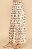 Floral Tiered Maxi Skirt