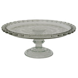 Pressed Fluted Glass Pedestal