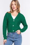 V-Neck Cardigan Sweater