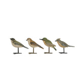 Resin Bird W/ Metal Feet